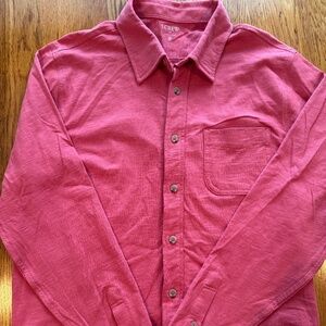 J Crew Men's Medium Long Sleeve Shirt Button Down Classic Fit